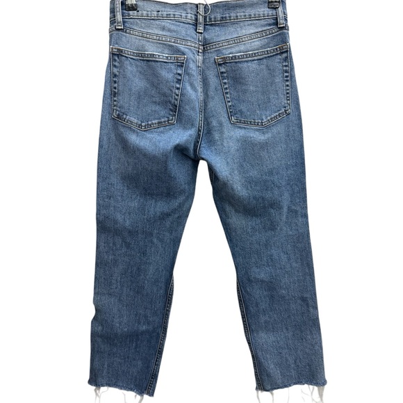 GAP Denim Cheeky Straight Distressed Crop Jeans - Picture 3 of 4